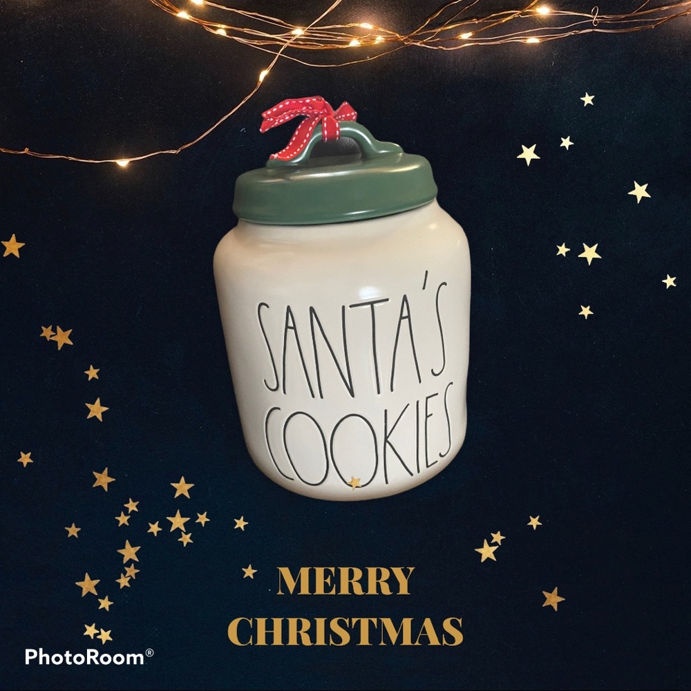 Rae Dunn Santa’s Cookies Canister